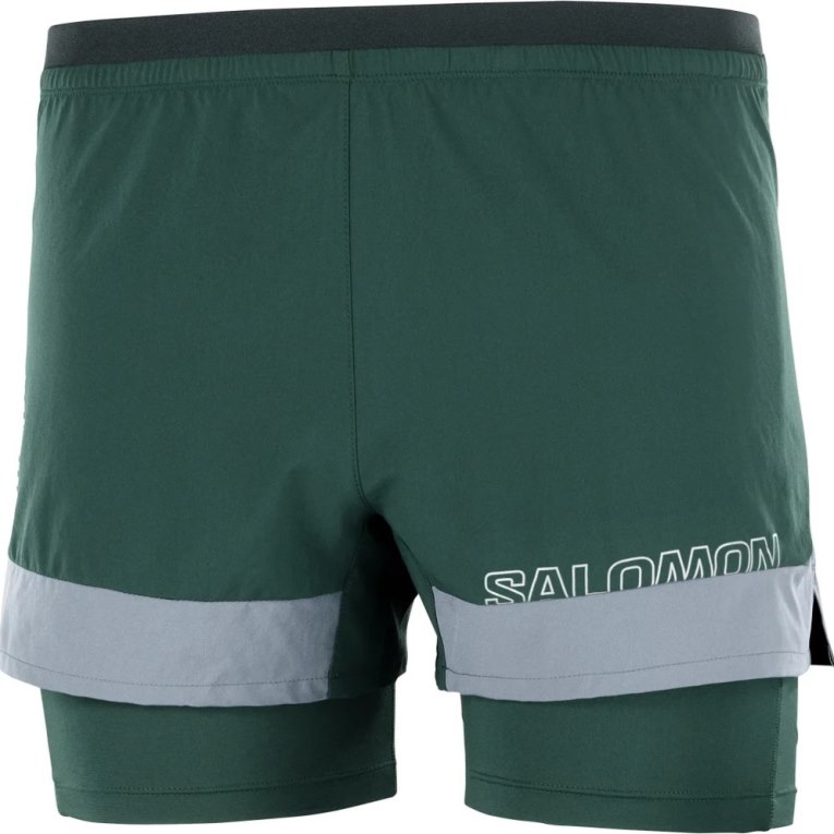 Bermudas Salomon Cross 2in1 Hombre Verdes | MX EIVG734